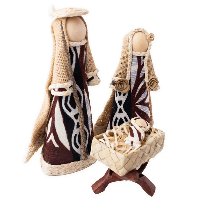 Handmade Tapa Nativity Set 4Pieces PCCHANDICRAFTS Earrings