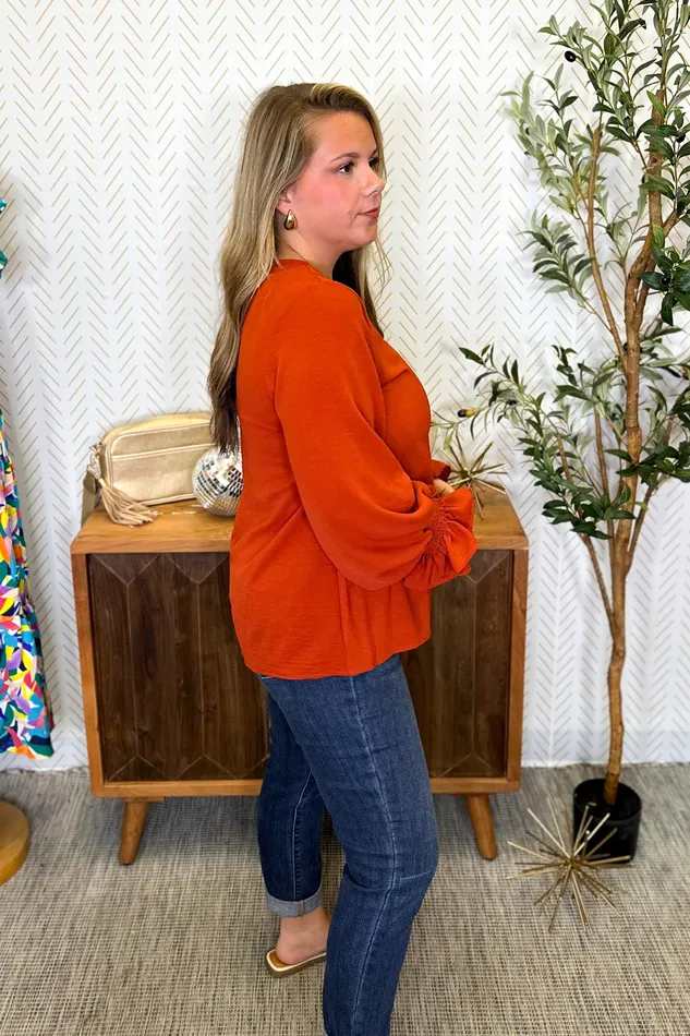 Haptics Back To Work Top Rust Earrings