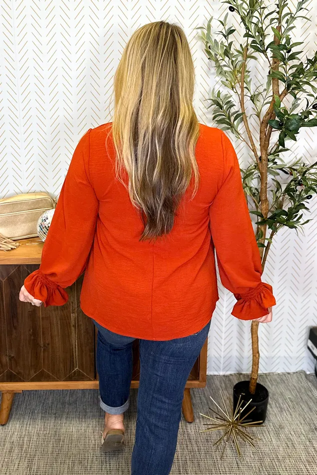 Haptics Back To Work Top Rust Earrings