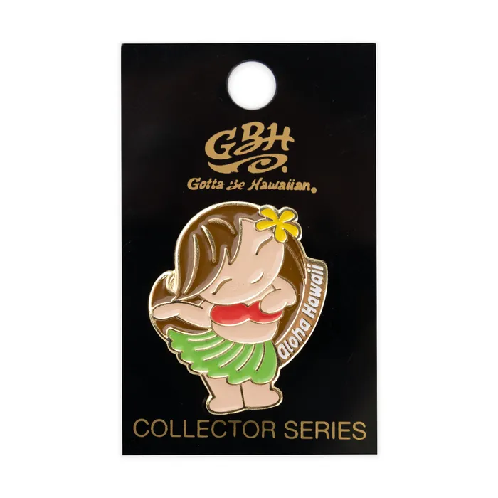 Hawaiian Hula Girl Souvenir Pin ISLANDERGRP Earrings