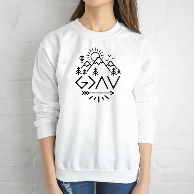 Highs and Lows Mountain Sweatshirt Lords Guidance Necklaces