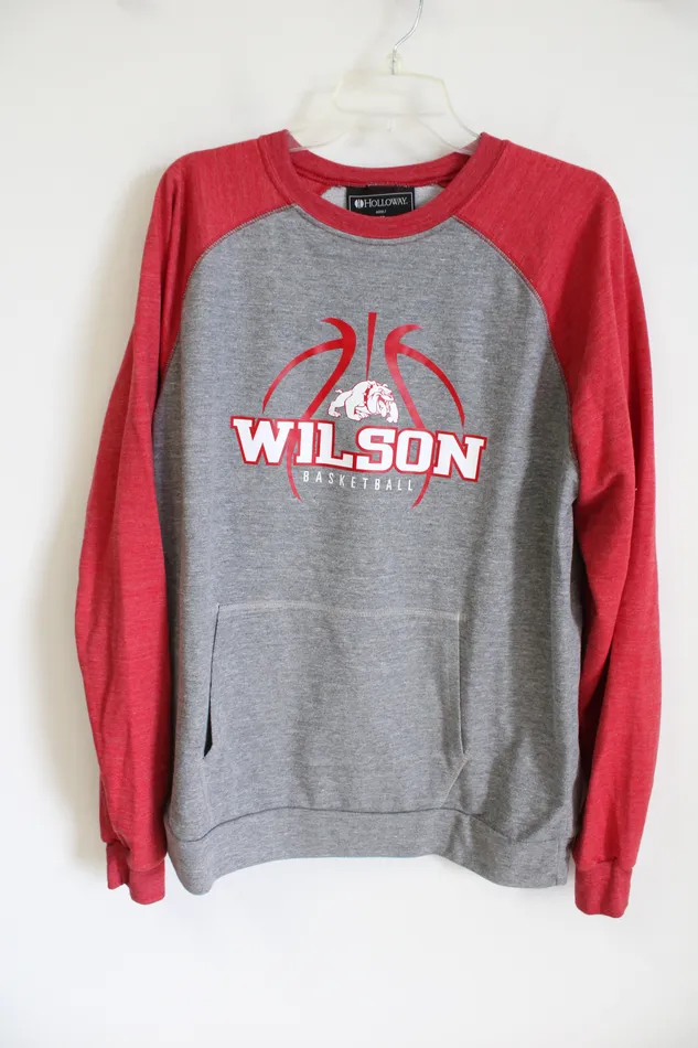 Holloway Wilson Basketball Red and Gray Sweatshirt XL Holloway Necklaces