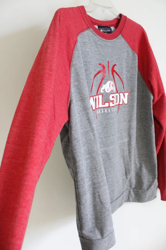 Holloway Wilson Basketball Red and Gray Sweatshirt XL Holloway Necklaces