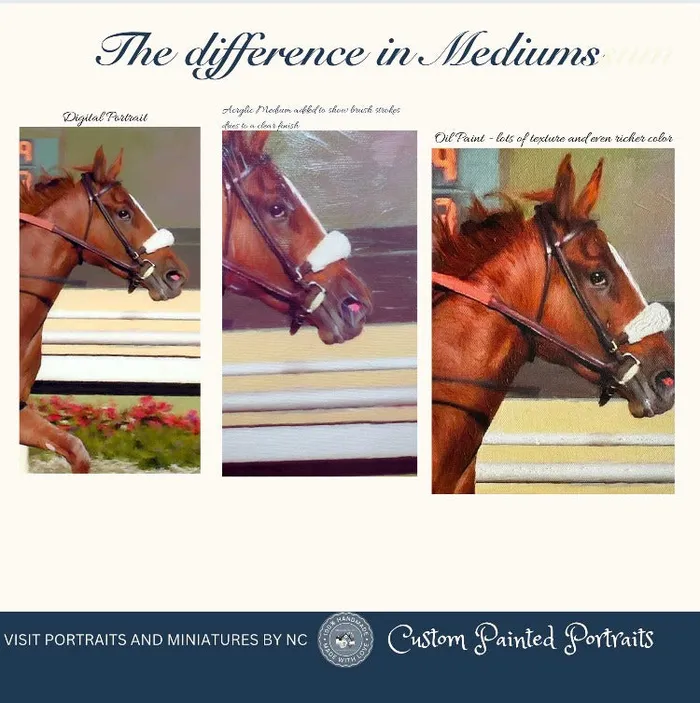 Horse Portraits Racehorse Portrait Equine Painting Portraits by NC Earrings