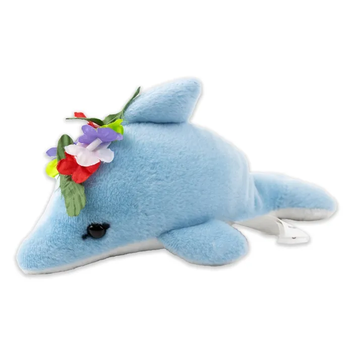 ISLANDERGRP Earrings Hawaiian Collectables Dolphin Plush