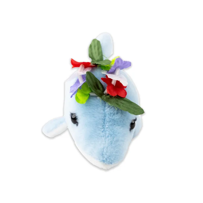 ISLANDERGRP Earrings Hawaiian Collectables Dolphin Plush