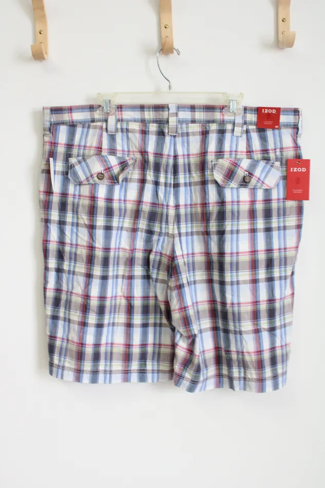 Izod Earrings NEW Izod Plaid Shorts 42W