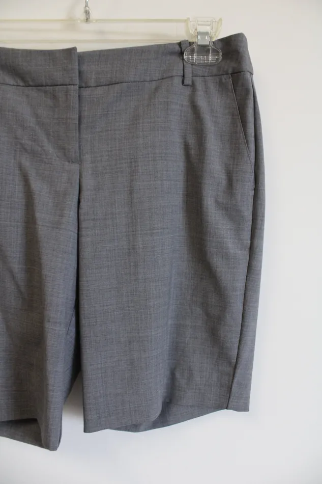 JJill Earrings JJill Gray Wool Shorts 4 Petite