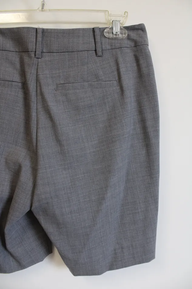JJill Earrings JJill Gray Wool Shorts 4 Petite
