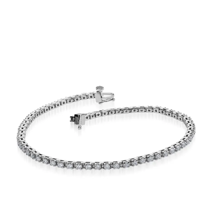 John Atencio Bracelets Natural Diamond Tennis Bracelet 100500 Total Carat Weight