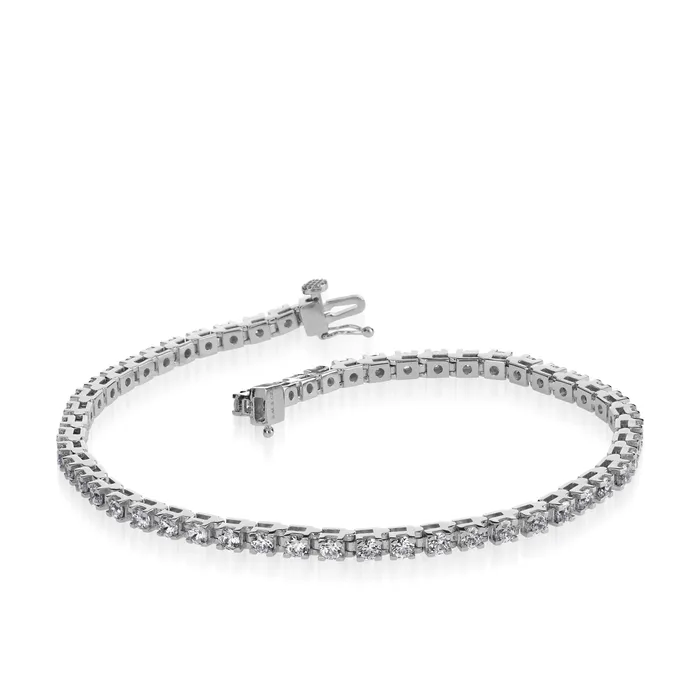 John Atencio Bracelets Natural Diamond Tennis Bracelet 100500 Total Carat Weight