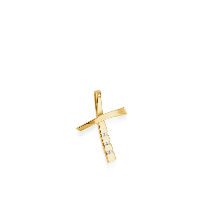 John Atencio Necklaces Devotion Diamond Cross Medallion Pendant
