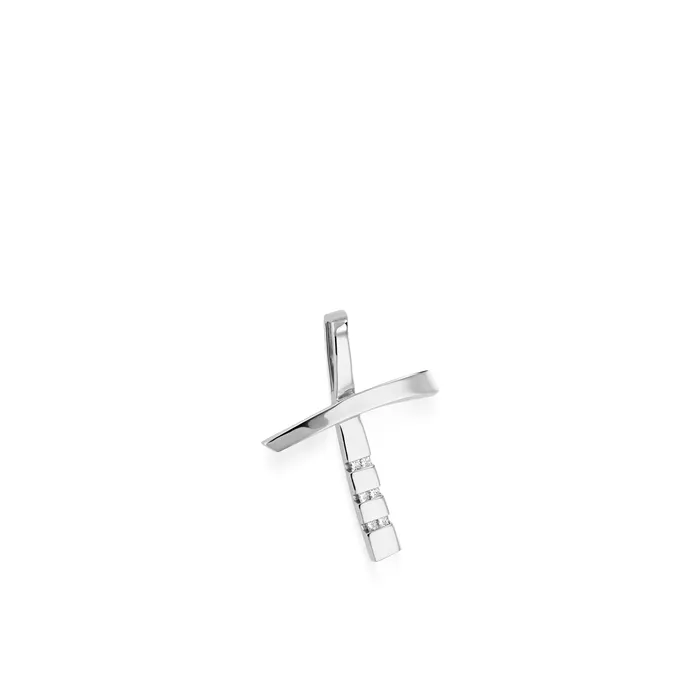 John Atencio Necklaces Devotion Diamond Cross Medallion Pendant