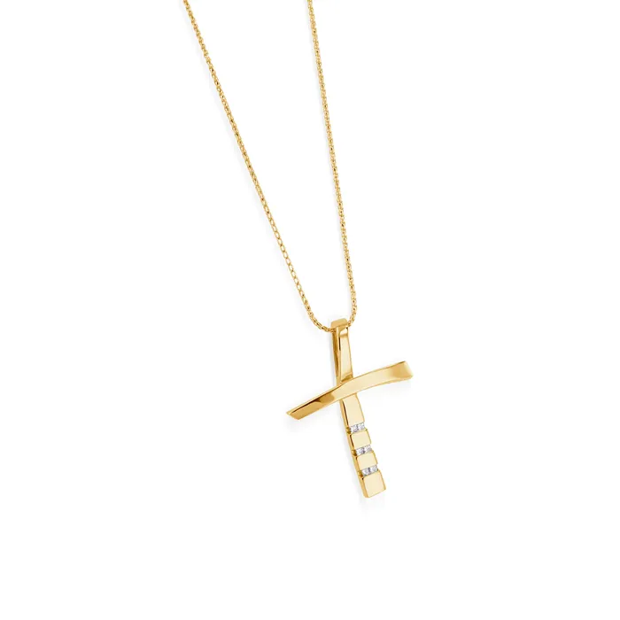 John Atencio Necklaces Devotion Diamond Cross Medallion Pendant