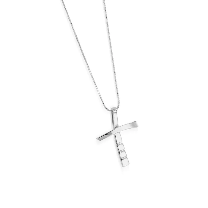 John Atencio Necklaces Devotion Diamond Cross Medallion Pendant