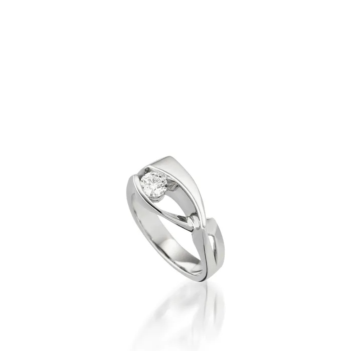 John Atencio Oyster Narrow Diamond Ring Rings