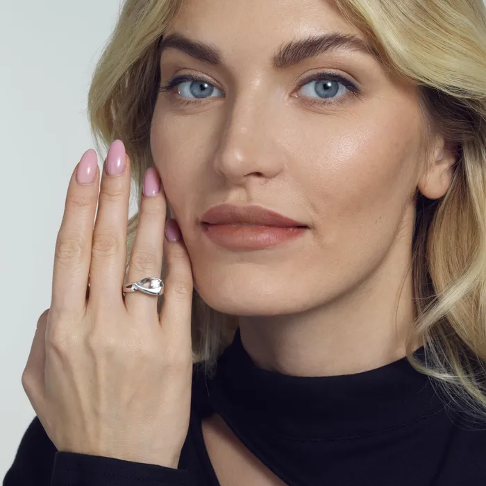 John Atencio Oyster Narrow Diamond Ring Rings