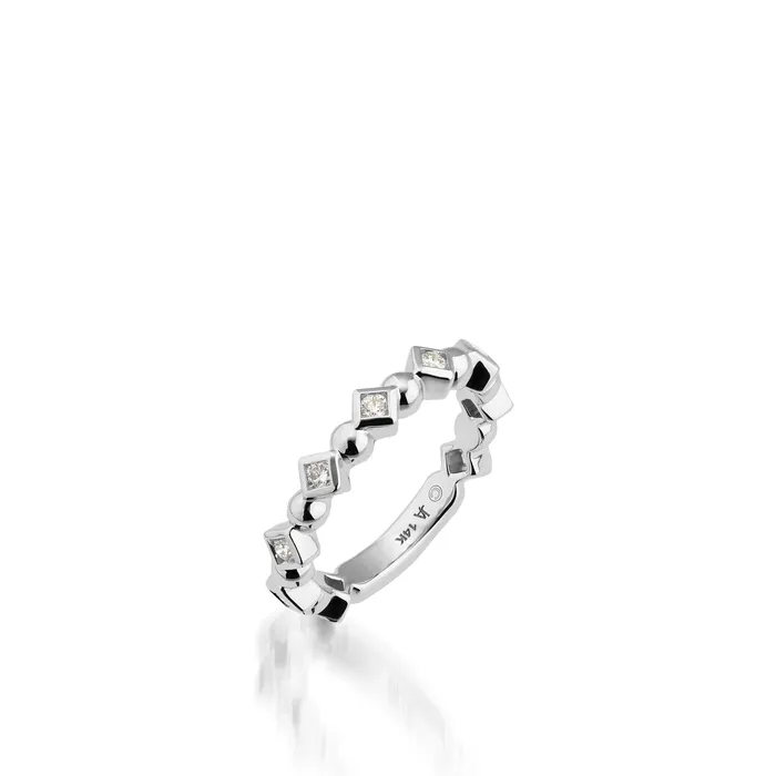 John Atencio Paloma Confetti Diamond Stack Ring Rings