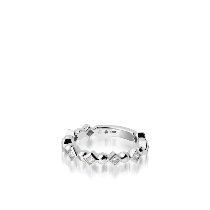 John Atencio Paloma Confetti Diamond Stack Ring Rings