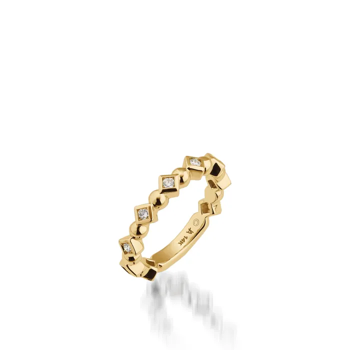 John Atencio Paloma Confetti Diamond Stack Ring Rings