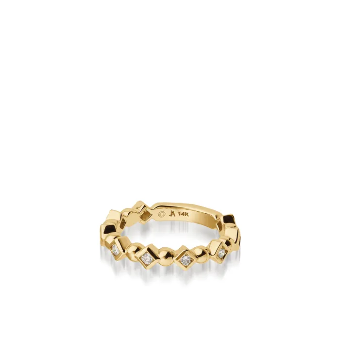 John Atencio Paloma Confetti Diamond Stack Ring Rings