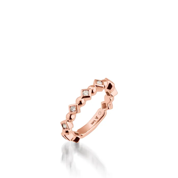 John Atencio Paloma Confetti Diamond Stack Ring Rings