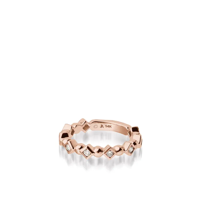 John Atencio Paloma Confetti Diamond Stack Ring Rings