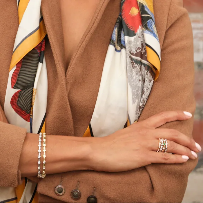John Atencio Paloma Confetti Diamond Stack Ring Rings