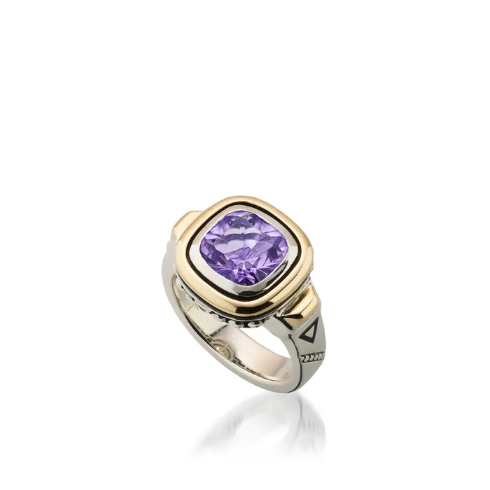 John Atencio Rings Chorus Gemstone Small Ring