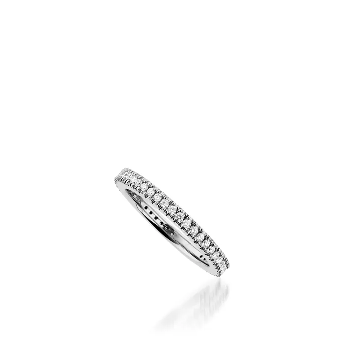 John Atencio Rings Essence Oval White Gold Engagement Ring