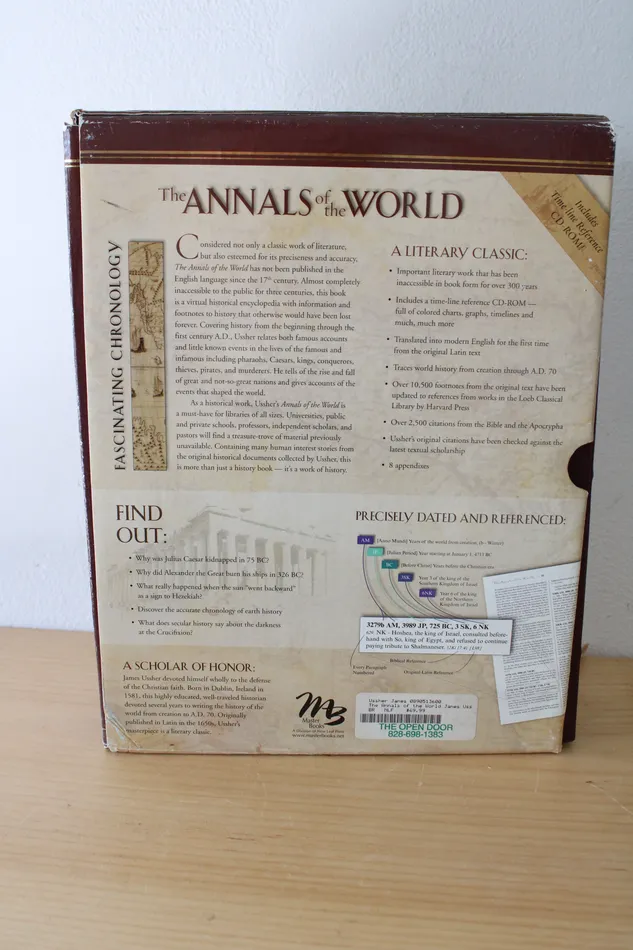Jubilee Thrift Necklaces The Annals Of The World James Usshers Classic Survey Of World History With CD