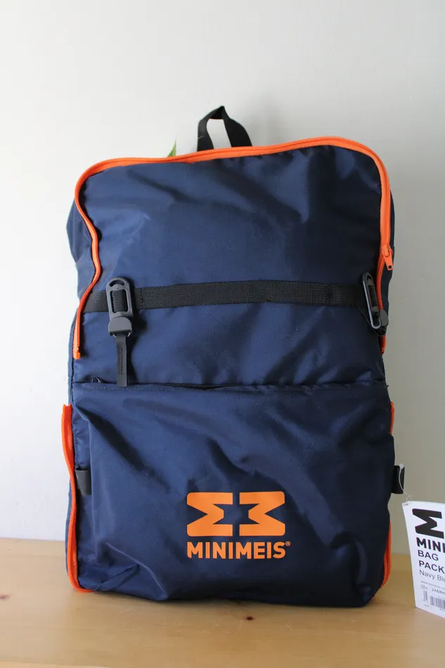 Jubilee Thrift Rings NEW Minimeis Bag Pack Navy Blue Baby Carrier
