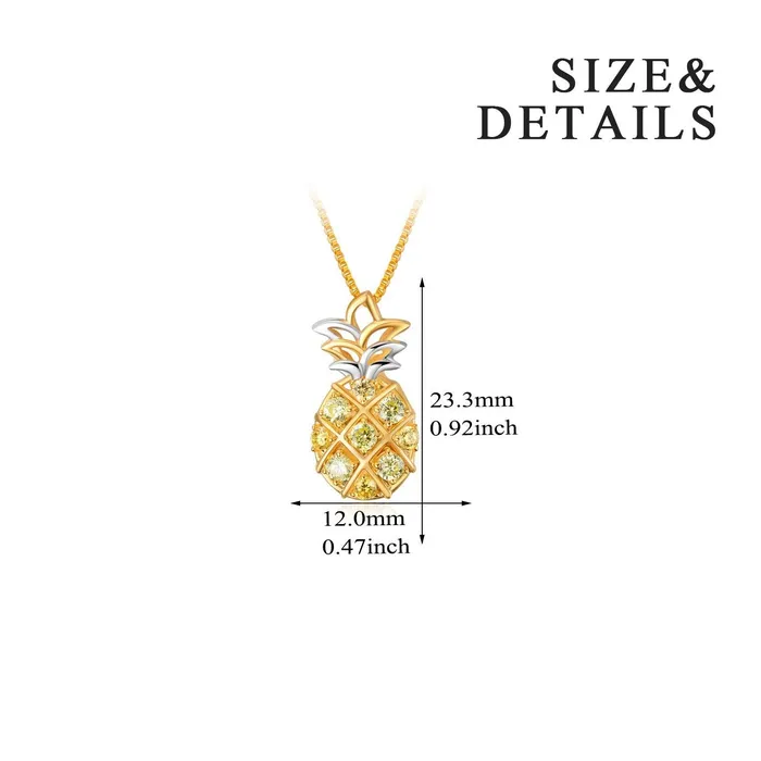 Juego de aretes y collar con dije de pia Gold Shield Earrings