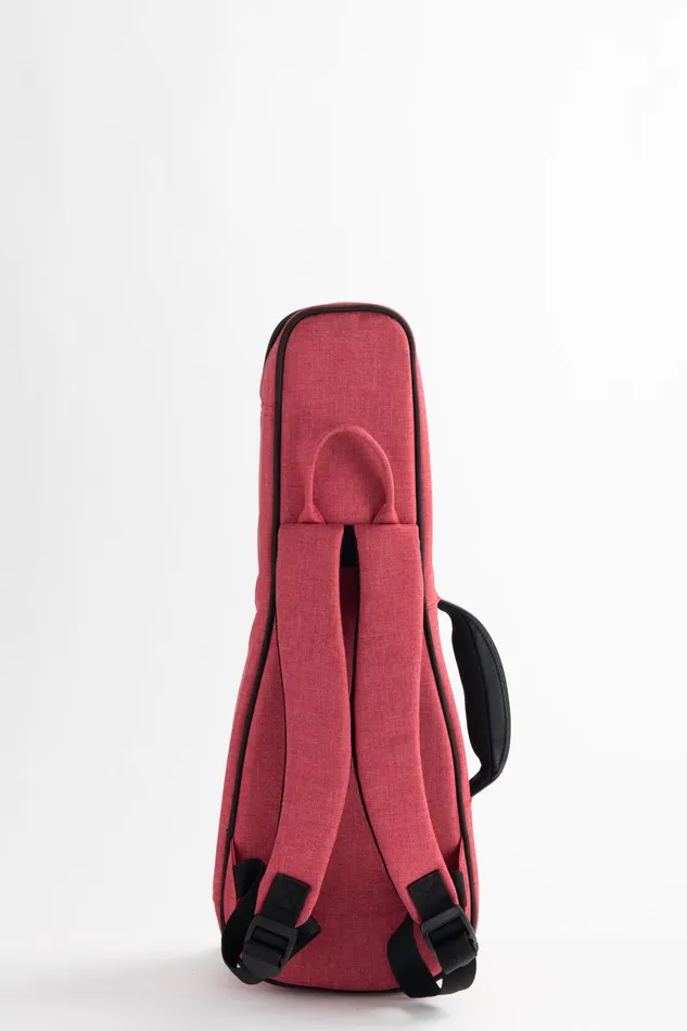 KALABRAND Kala Sonoma Coast Russian Red Tenor Ukulele Case Earrings