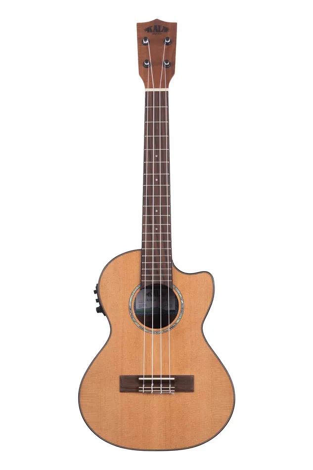 KALABRAND Necklaces Kala Solid Cedar Acacia Tenor Cutaway Ukulele with EQ KALABRAND Necklaces Kala Solid Cedar Acacia Tenor Cutaway Ukulele with EQ