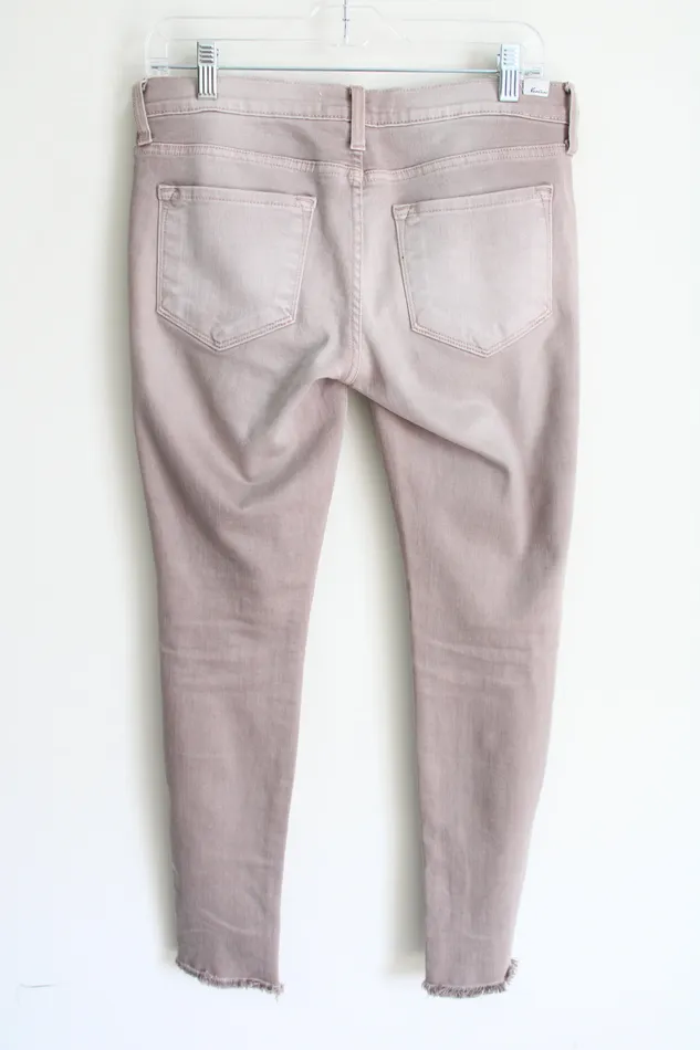 Kancan Earrings Kancan Tan Distressed Jeans 26