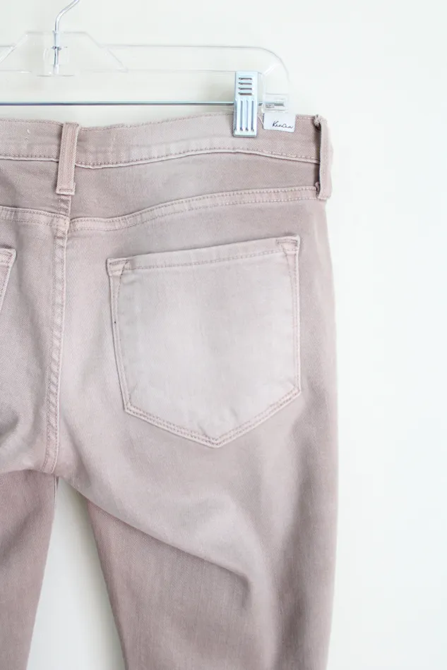 Kancan Earrings Kancan Tan Distressed Jeans 26