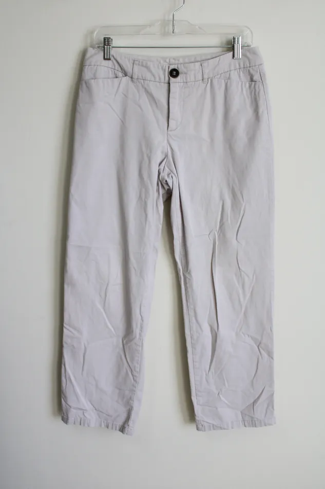 Kim Rogers Beige Khaki Pants 8 Petite Kim Rogers Earrings