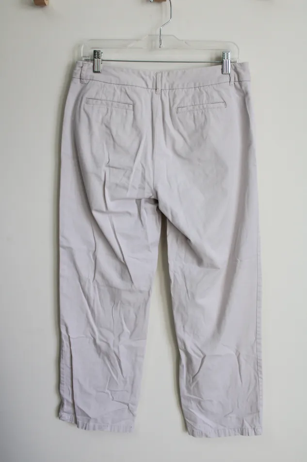 Kim Rogers Beige Khaki Pants 8 Petite Kim Rogers Earrings