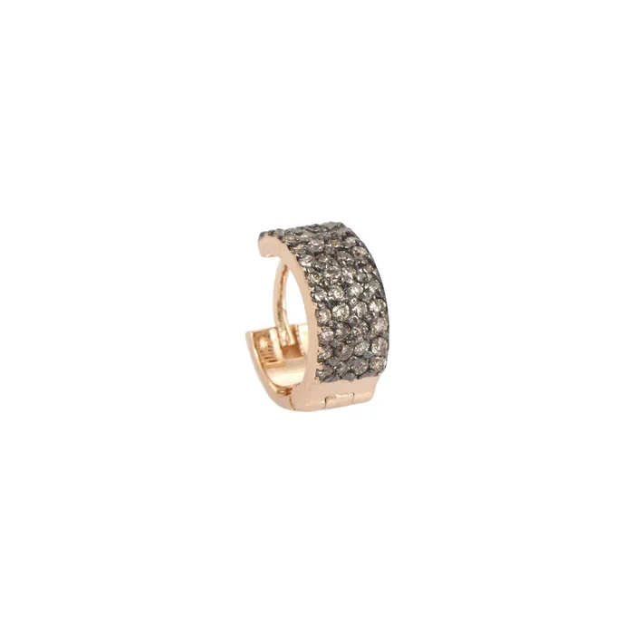 Kismet by Milka Earrings Bruna Pave Hoop Earring