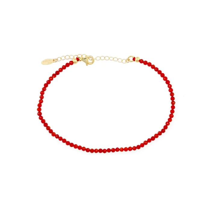 Kris Nations Bracelets Petite Gemstone Beaded Bracelet