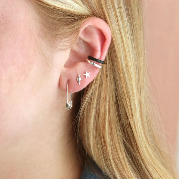 Kris Nations Round Ear Cuff Earrings