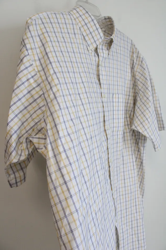 Lands End Rings Lands End Traditional Fit White Blue Yellow Plaid Button Down Shirt 18 Tall Lands End Rings Lands End Traditional Fit White Blue Yellow Plaid Button Down Shirt 18 Tall