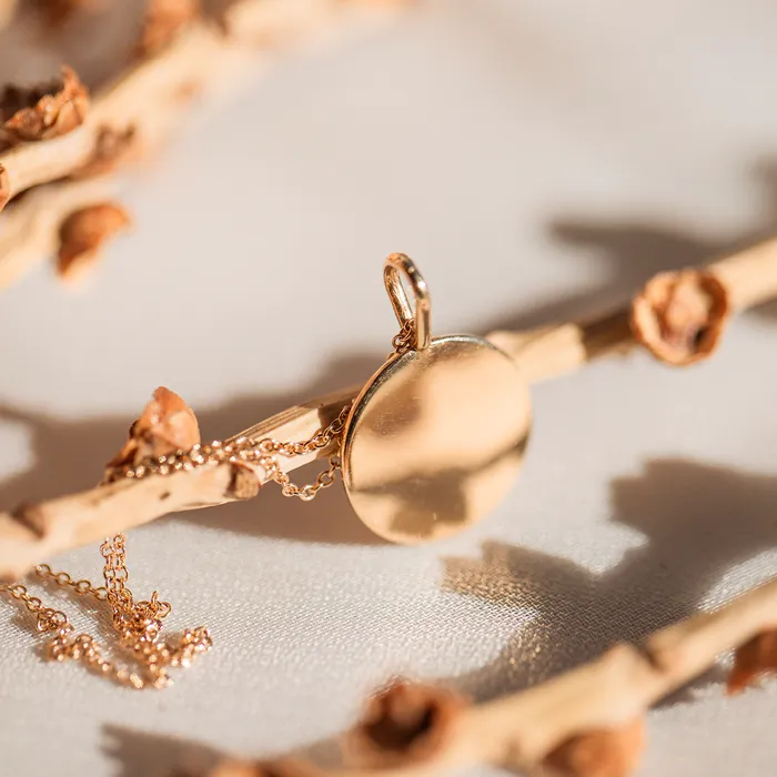 Large Round Heritage Charm Consider the Wldflwrs Charm Necklaces Large Round Heritage Charm Consider the Wldflwrs Charm Necklaces