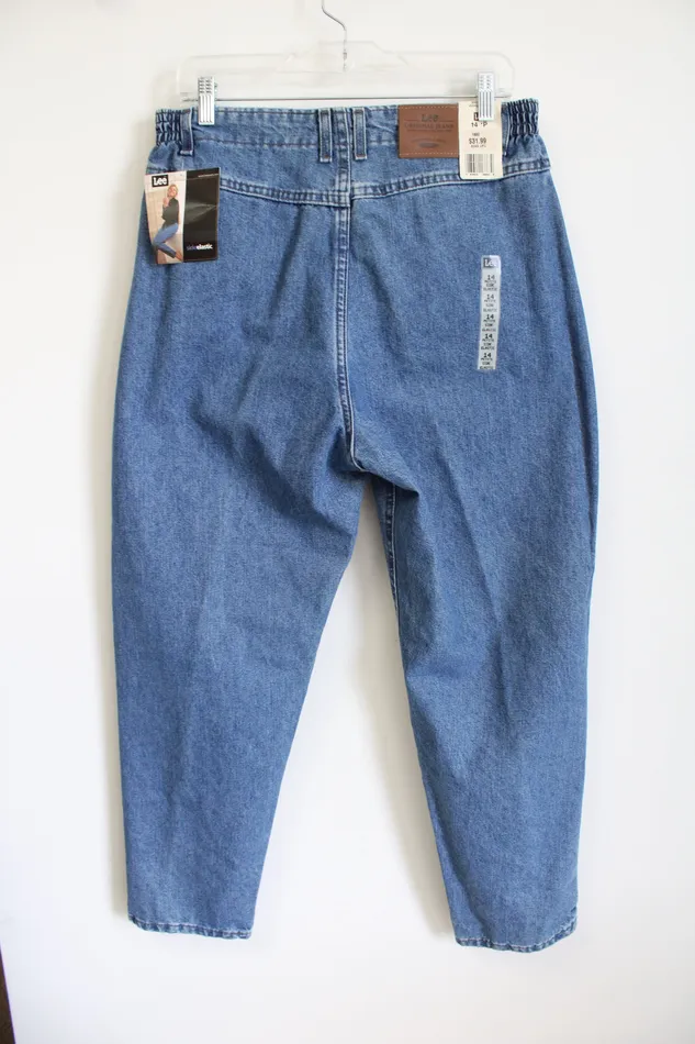 Lee Earrings NEW Lee Side Elastic Jeans 14P