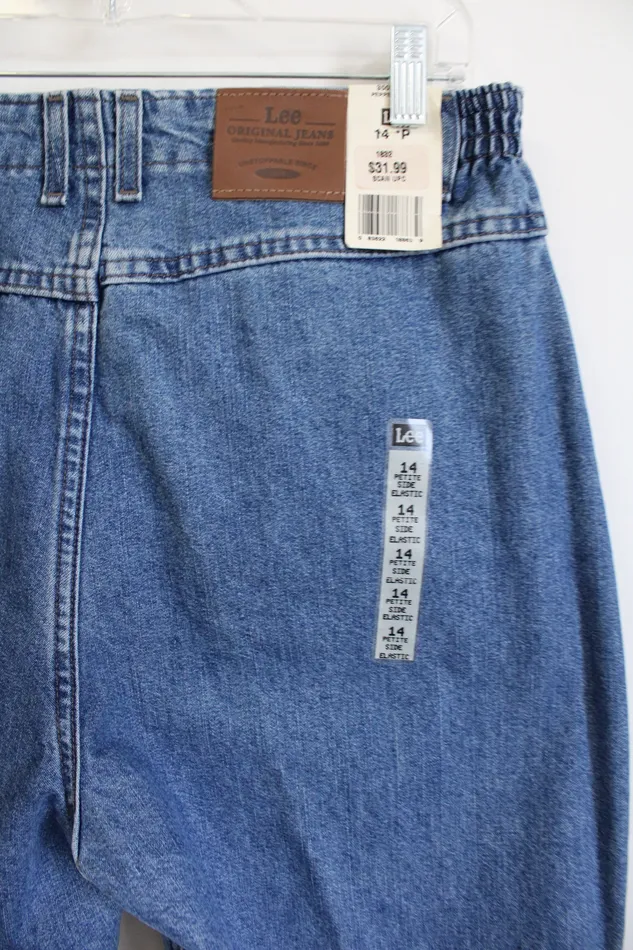 Lee Earrings NEW Lee Side Elastic Jeans 14P