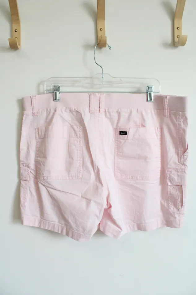 Lee Regular Fit Mid Rise Pink Shorts 18 Lee Earrings