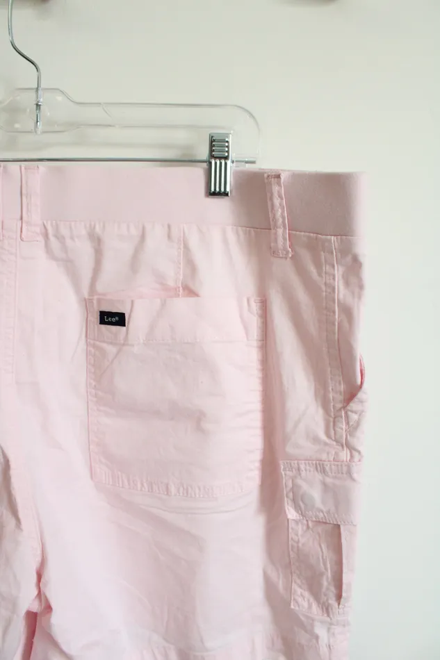 Lee Regular Fit Mid Rise Pink Shorts 18 Lee Earrings