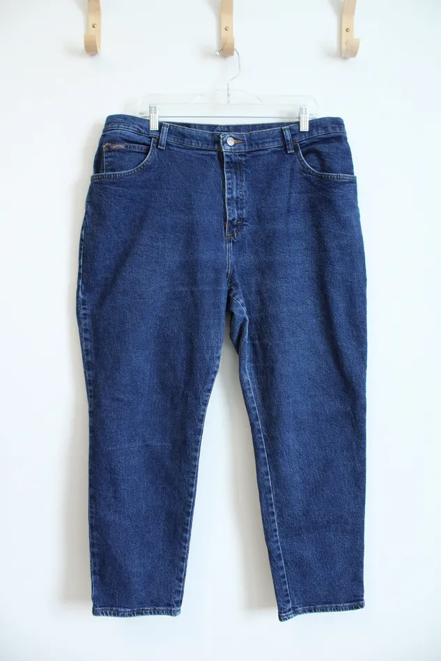 Lee Riders Dark Wash Vintage Style Jeans 16 Earrings