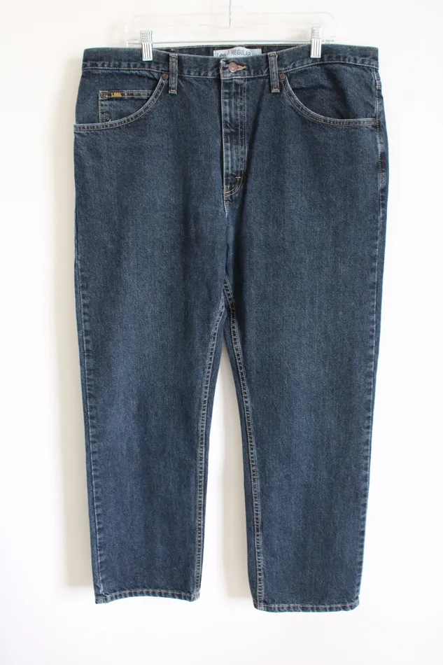 Lee Rings Lee Regular Fit Blue Jeans 40x30